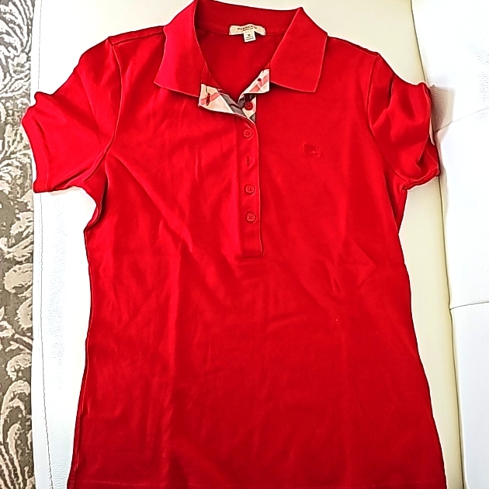 Burberry ladies polo shirt
